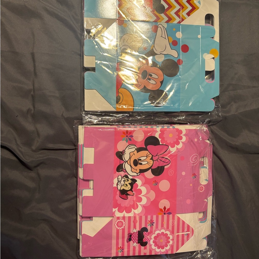 Disney Mickey and Minnie Mouse Blue and Pink party favors